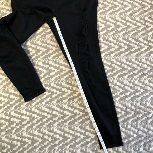 Torrid premium sky high skinny distressed jeans size 14T - Picture 7 of 12